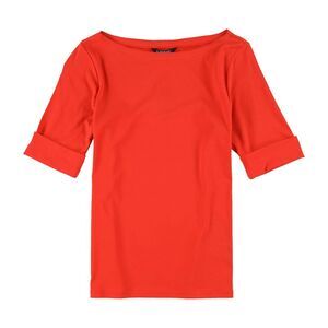 Lauren Ralph Lauren Womens Solid Basic Tee, NWT